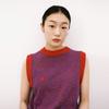 999Hyumeoniti Pebble Knitted Vest (Red-Purple)