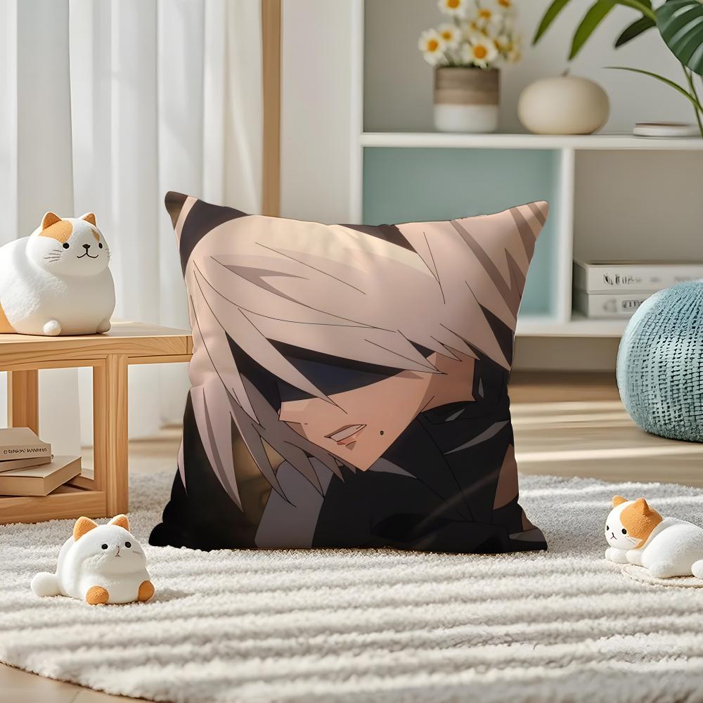 Video Game Cool N-NieR Automata Sexy Pillow Case Silky Elegant Comfort Sofa Bed Invisible Zipper