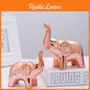 Elegant Ceramic Elephant Figurine As A Decorative Accent For Home And Office Spaces