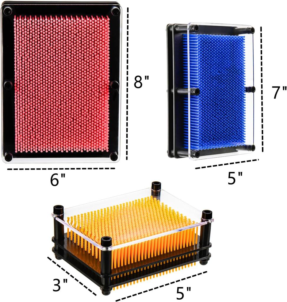 1PC 3D Big Head Pin Art Sensory Toy for Kids Creative, Adults, Clients, Home, Office Gifts and Decoration.