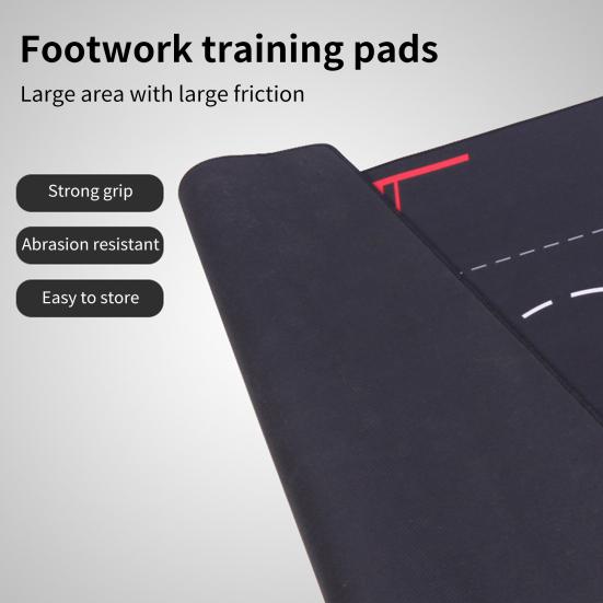 Basketball Footwork Training Mat Non-Slip Low Noise Basketball Training System Mat Agility Footstep Training Mat for Dribbling Training At Home