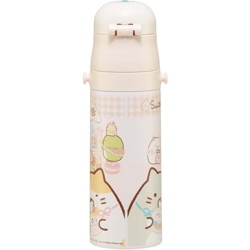 Skater Water Bottle Sumikko Gurashi Candy Shop 470ml Children's Stainless Steel Sports Bottle SDC4-A