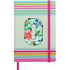 DOODLE Initial O Stripes Theme Premium Hard Bound B6 Notebook Diary|192 Ruled Pages(144 Ruled + 48 Blank)|4.75 * 7 Inche