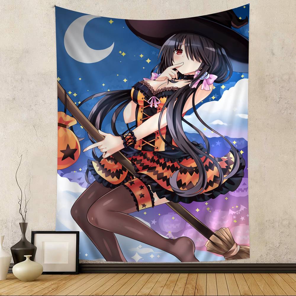 DATE A LIVE Printed Large Wall Tapestry Cheap Hippie Wall Hanging Bohemian Wall Tapestries Mandala Home Decor