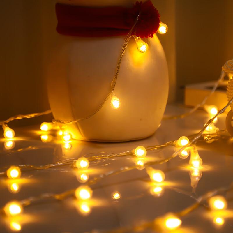 Solar LED Snowflake Christmas String Lights