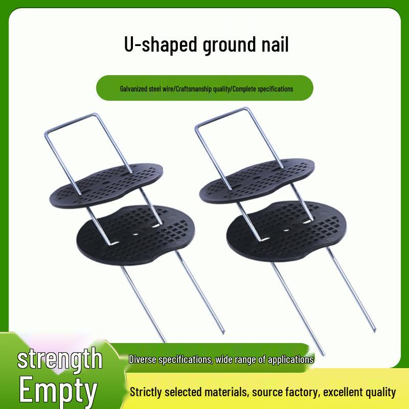 

Оцинкованные U-образные колышки для крепления укрывного материала от сорняков, теплиц, садов, газонов и дерна. Washer