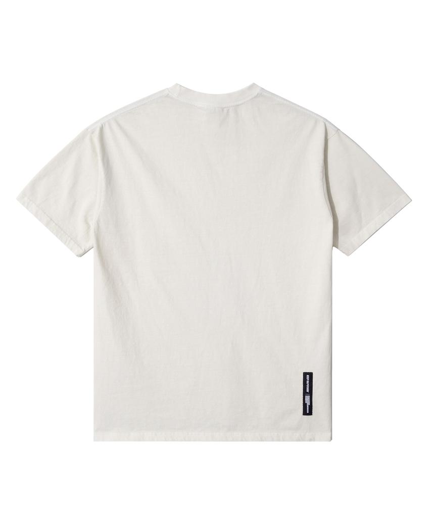 QT8 GARMENTS Oc Bear Champ Ec Washed Tee (Ecru)
