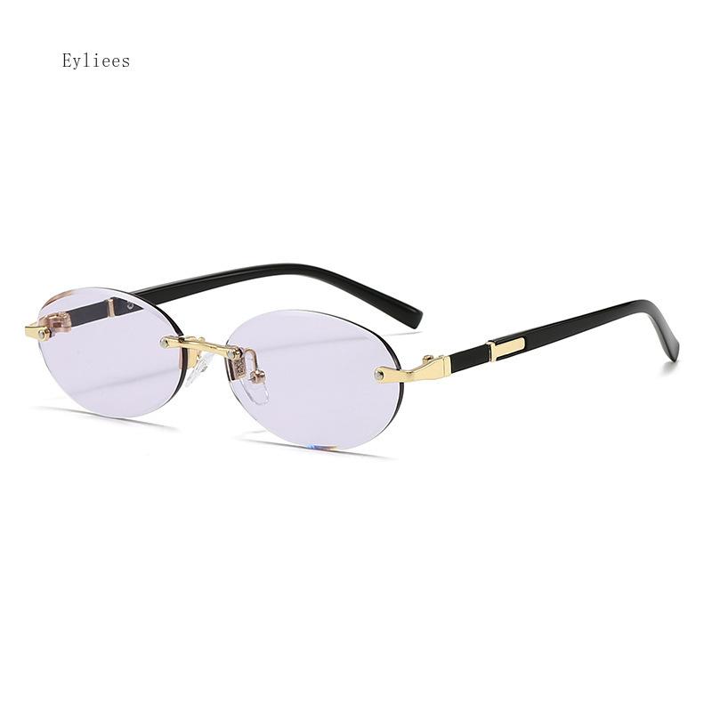 New Trend Sunglasses For Men Women Fashion Retro Oval Frame Eye Protection Goggles Unisex Vintage Uv400 Sun Glasses Eyewear