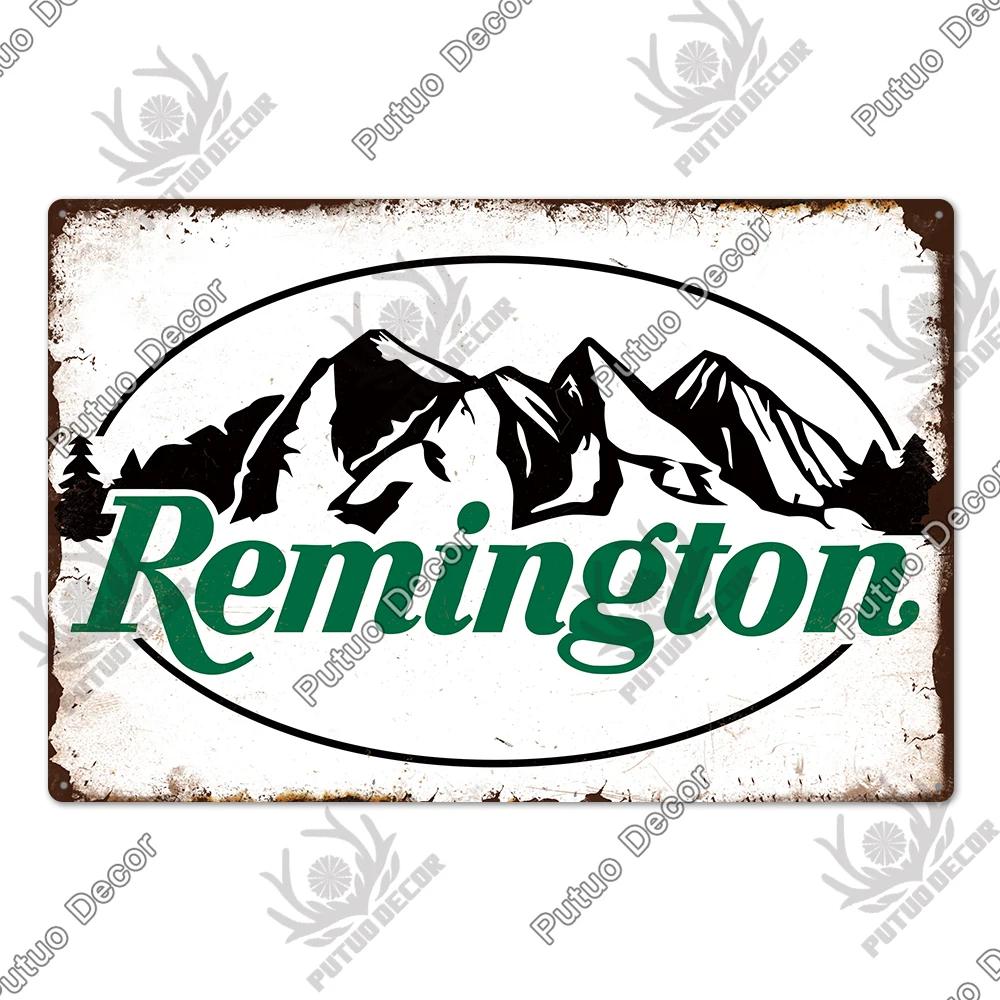 Putuo Decor Brand Poster Vintage Metal Tin Sign Plaque Plate for Garage Man Cave Gun Club Wall Decor Pistola Co2 Arma Metal