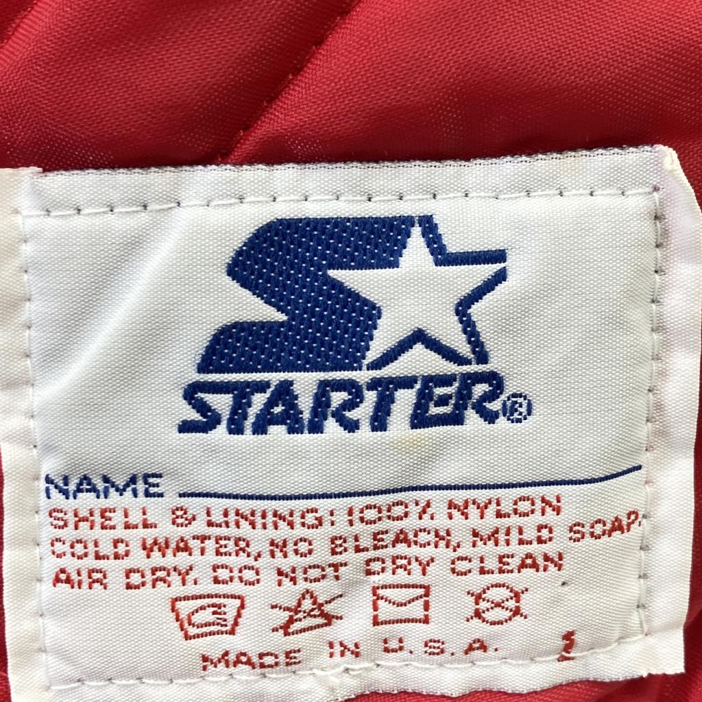 STARTER 90's USA Made NFL 49ers Stadium Jacket Jacket L Red X brownUsed