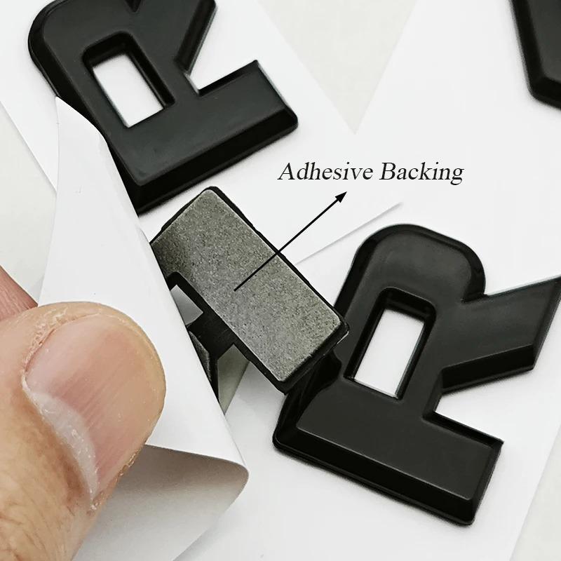 Glossy Black For Mercedes Benz R Class R300L R350L R320 R400 R500 Trunk Letter Emblem Badge Logo Car Styling Sticker Accessories