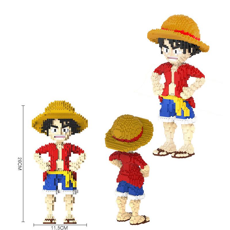 Mattoncini Anime Modello di Assemblaggio Fai da Te Mattoncini Mini Mattoncini Micro Regali Giocattoli Per Bambini 1899 pz Blocchi