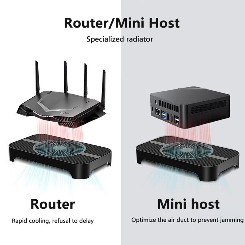 Usb Router Cooler Bracket For Mini Pc Wifi Router Modem Tv Box Stb Portable Mobile Hard Disk Laptop Cooling Fan Stand Holder