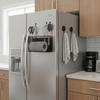 Ideal Magnetic Storage Rack Versatile Magnetic Container Storage Rack Organizer  Kitchen Use