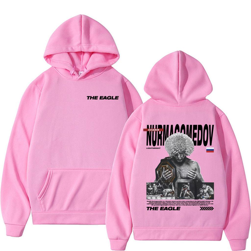 Khabib Nurmagomedov The Eagle Merch Sweatshirt Men Women Violence Aesthetic Gothic Hoodies High Quality