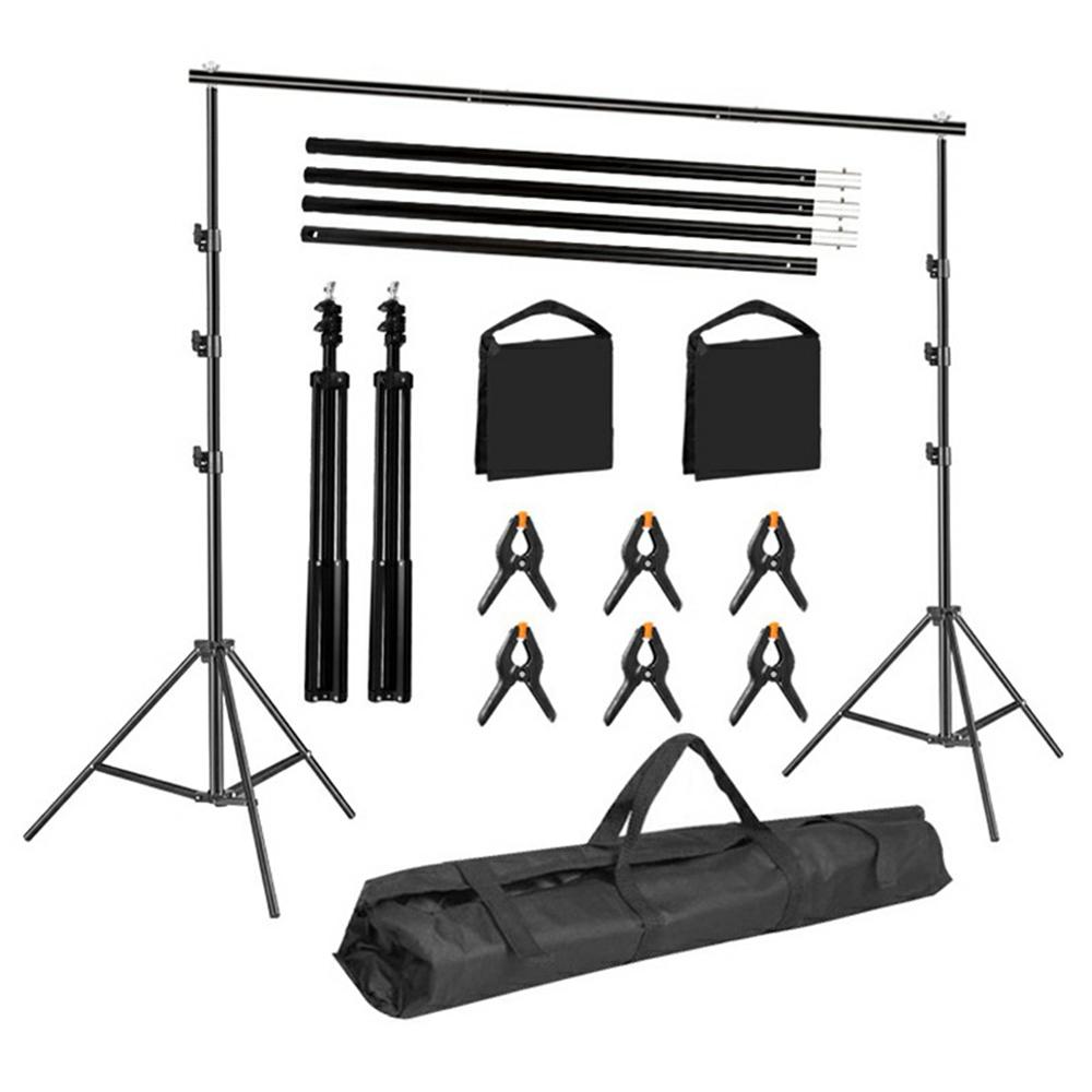 

3x3м Стойка для фона для фотостудии Металлическая труба Кронштейн для поддержки ткани-фона для фотографии Type A