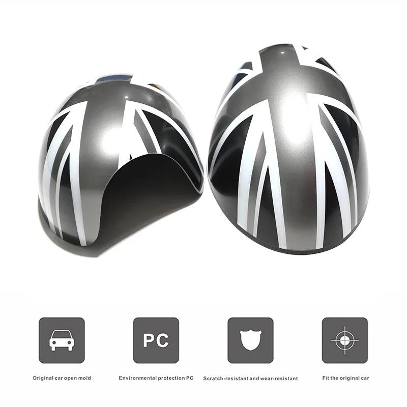 Manual Union Jack Fold Wing Mirror Caps Cover For BMW MINI COOPER R55 R56 R57 R58 R60 2PCS