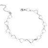 1 Piece 304 Stainless Steel Handmade Link Chain Anklet For Women Silver Color Leg Chain Foot Ankle Bracelets Jewelry Gift