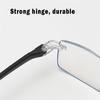 5-piece Unisex Polymer Reading Glasses Set Lightweight Rectangular Frame Stylish and Comfortable