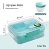 Microwaveable Double-Layer Compartmented Bento Lunch Box