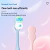 Japanese Double Spiral Soft Bristle Toothbrush Set - Advanced Gum Care, 2-Piece