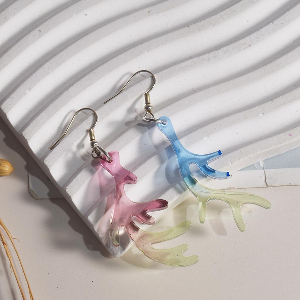 Christmas Series Earrings Silicone Molds Crystal Epoxy Resin Christmas Ornament Molds for Festive Jewelry Crafting