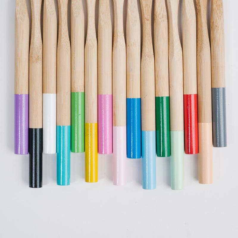 Soft Bristle Bamboo Toothbrush for Hotels, B&Bs, & Homes with Kraft Paper Packaging – Customizable Labeling Available