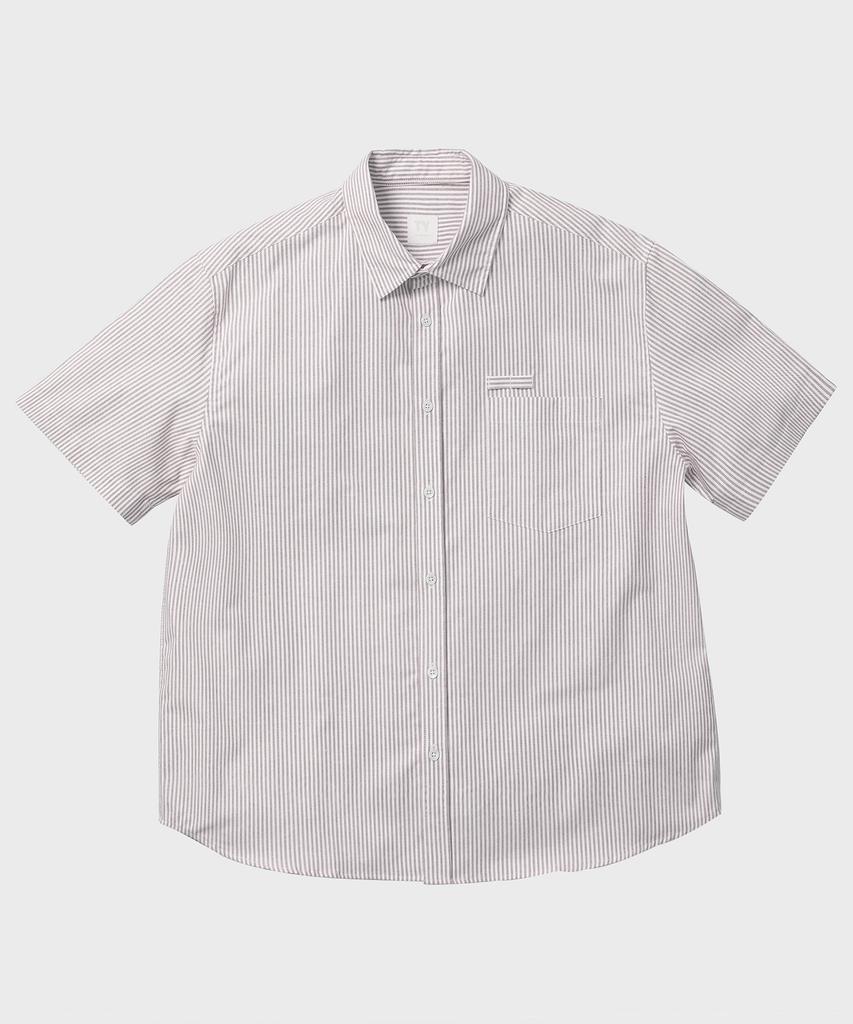 TY [Tie Set] All Day Stripe Half Shirt - Crop/Regular, 4 Colors (Type A)