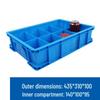 Large 8-Compartment Plastic Tool Organizer Box