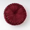 40cm Round Pumpkin Pillow Button Pillow Solid Color Drifting Window Tatami Cushion Thickened Chair Cushion
