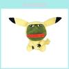Lovable Pikachu Kawaii Stuffed Toy With Sad Frog Design For Children 15 Inches Plush