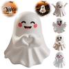 Halloween Party Supplies Ghost Pen Holder, Cute Mini Figurine Desk Decor, Funny Decor Pencil Stand Ornament, Creative Office Organizer Gift