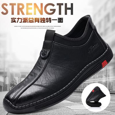 Warme Baumwollschuhe für Herren und Männer mit weichen Sohlen und weichen Oberflächen im Winter, Lederfüße, atmungsaktive Schuhe, atmungsaktiv und rutschfest