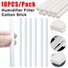 10PCS/Set Humidifier Filter Cotton Core Swab 8mmx80mm/90mm/100mm Cotton Sponge Stick Air Purify Humidifier Aroma Diffuser Filter