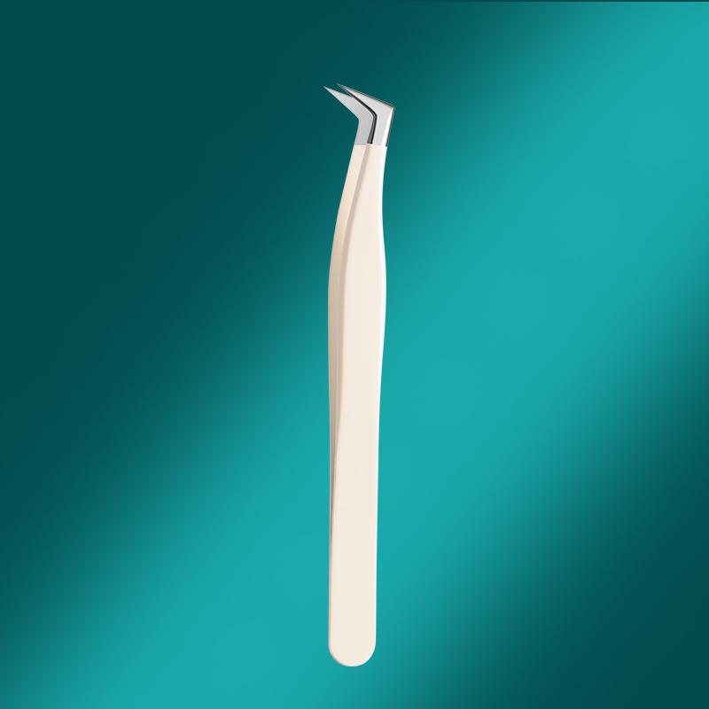 Gold Feather Anti-Stick Precision Eyelash Tweezers: Full Set for Beginner Beauty Lash Artists