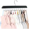 20 Hooks Wooden Belt Hanger Space-Saving Multi-Functional Organizer Clothes Drying Rack for Scarves Belts Bedroom Home Storage