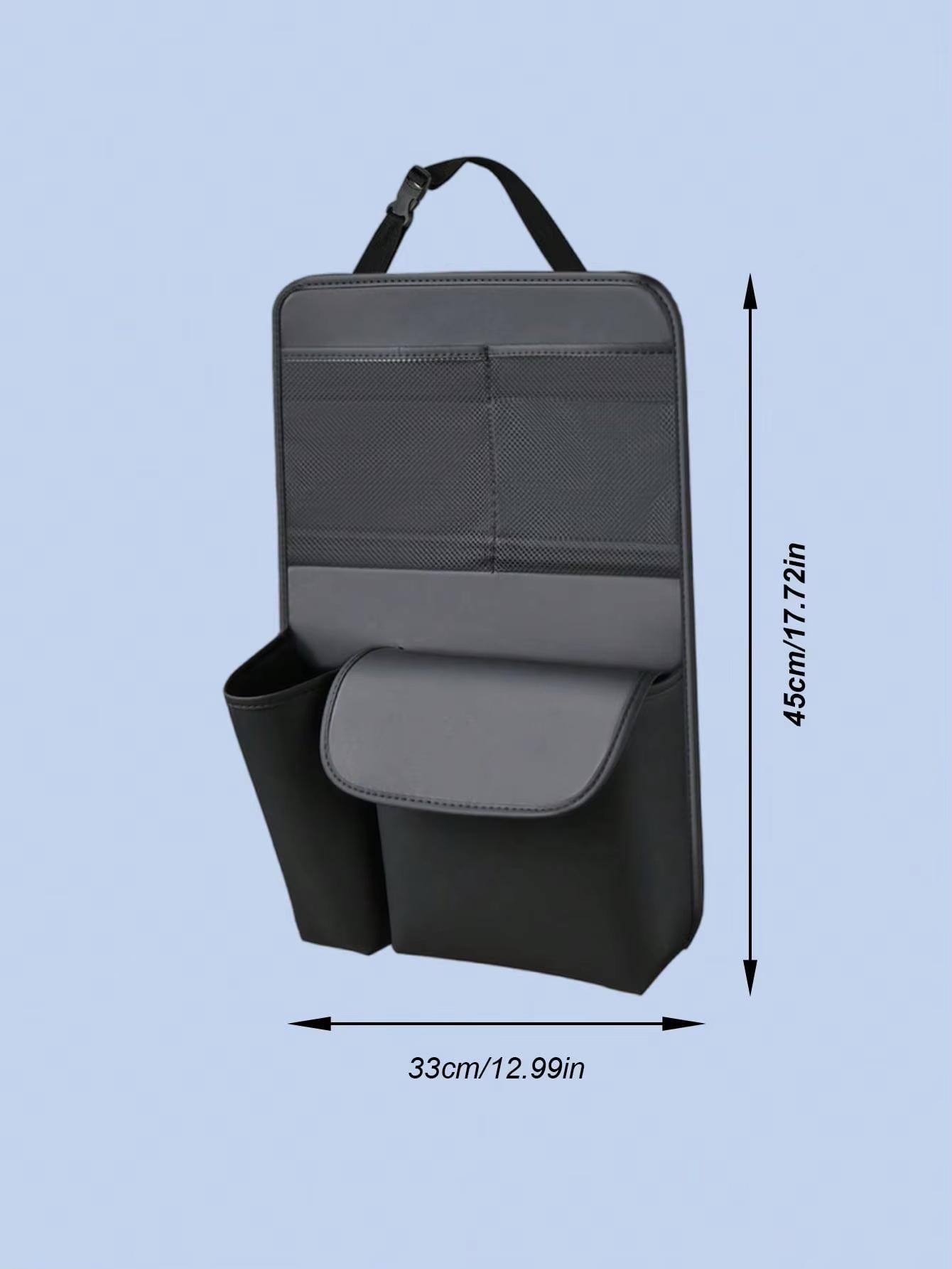 

1 1pcs Car seat storage bag, car backrest storage bag, multifunctional car storage box for automotive supplies чёрный