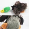 Plush Mallard Dog Toy Stuffed Duck Dog Chew Toy with Built-in Squeaker Indestructible Dog Toy for Aggressive Chewers Teething Fetch Tug
