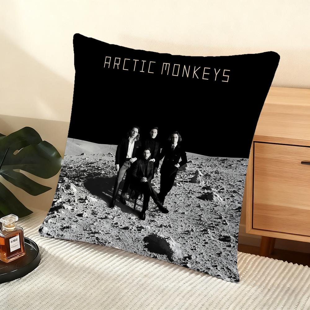 Band AArctic MMonkeys Cushion Cover Soft Short Plush Pillow Cover Smooth Cozy Texture Aesthetic Cushion Case Home Decor