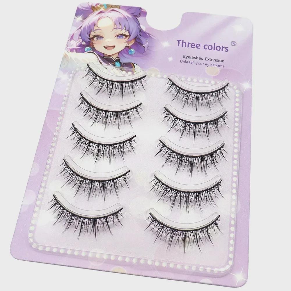 Wild Thai Fairy False Eyelashes—Natural Korean Girl Group Style for Double Eyelids