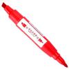Bao Ke Waterproof Double-Ended Black Marker - Fade-Resistant, Oil-Based Large Tip for Logistics and Express Box Marking