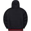Skechers Colorful Casual Series Letter Print Hooded Knit Pullover Sweatshirt Unisex sweatshirt Carbon-Black L124U028-0018