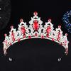 DIEZI 21 Colors Luxury Elegant Crystal Crown Hair Accessories Tiara For Women Party Rhinestone Bridal Crown New Hair Jewelry