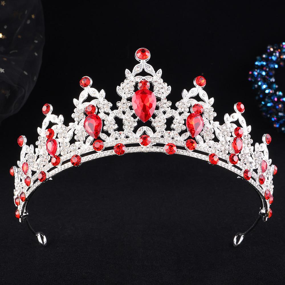 

DIEZI 21 Colors Luxury Elegant Crystal Crown Hair Accessories Tiara For Women Party Rhinestone Bridal Crown New Hair Jewelry
