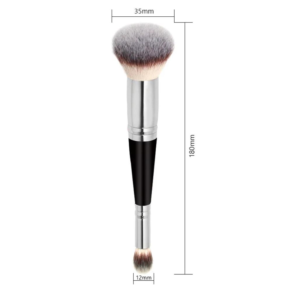 Rounded Taperd Dual-ended Foundation Brush Dual-purpose Makeup Brush  for Liquid Cream Powder