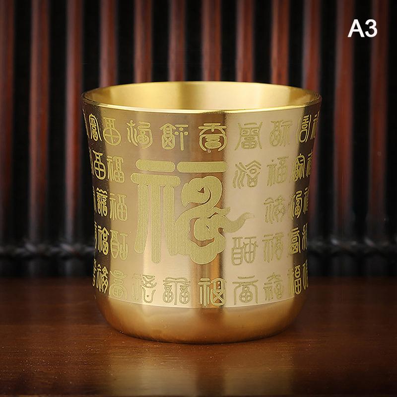 

Brass Tea Cups Tea Mug Homeware China Antique Bar Drinkware Ancient Teacup For Drink Tea Coffee Tabletop Home Office Decor cow