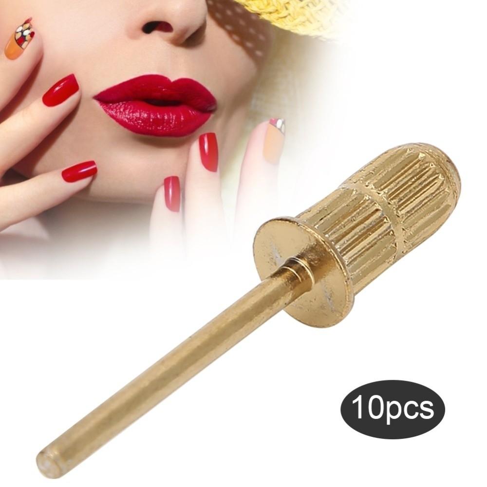 10pcs 2.35Mm Standard Shaft Nail Sanding Band Mandrel Salon Daily Nail Grinding Auxiliary