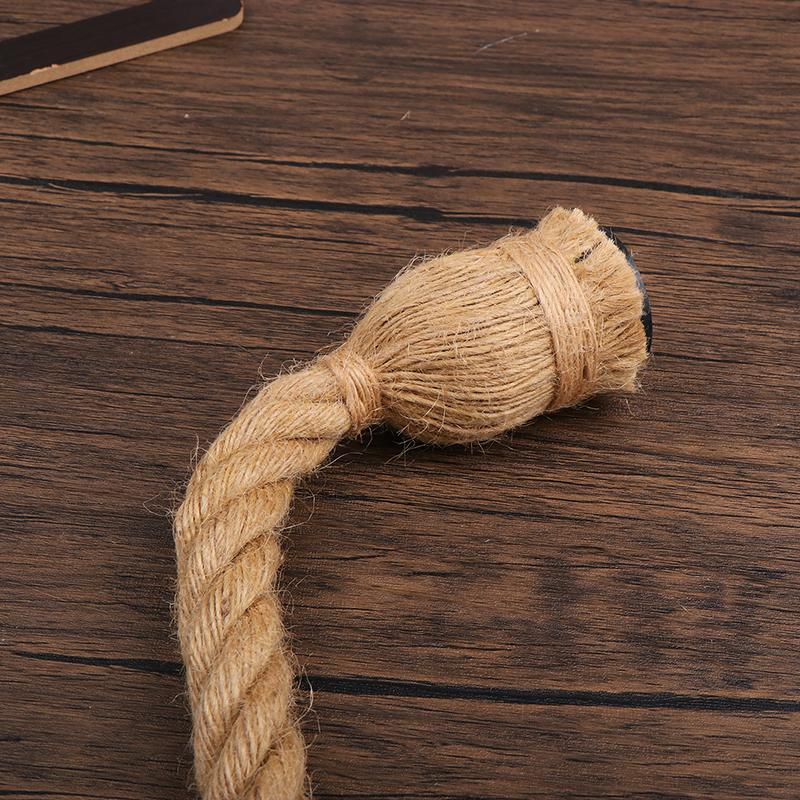 Lampă suspendată din frânghie de cânepă, vintage americană, restaurant, bar, cafenea, decorare industrială, lămpi suspendate, corpuri de iluminat din funie țesute manual