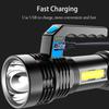1km Long Distance Rechargeable Flashlight High Power Led Portable Lanterns Waterproof And Fall Proof Outdoor emergency Lighting