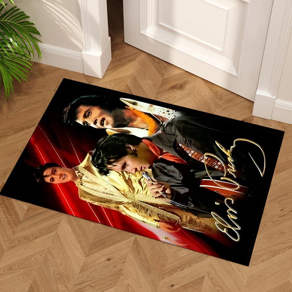 Elvis Presley Carpet Suitable for Dining Room Study Room Bedrooms Game Room Antislip Carpet Anime Office Decor Spiritual Gift